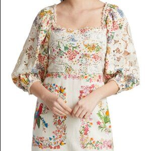 Farm Rio Embroidered Minidress